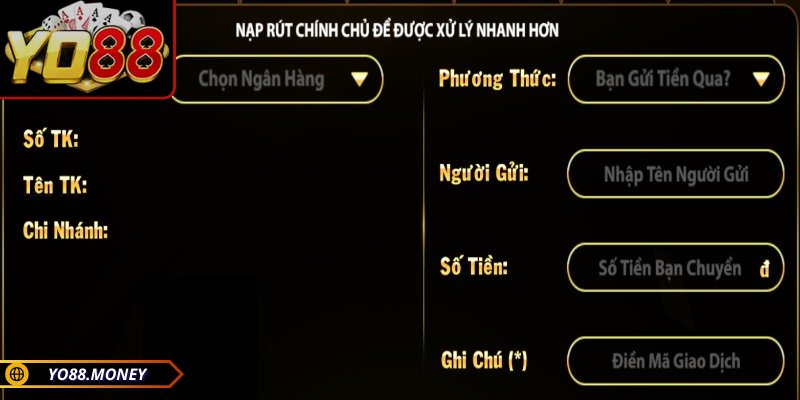 Nạp/rút tiền thông qua ví điện tử